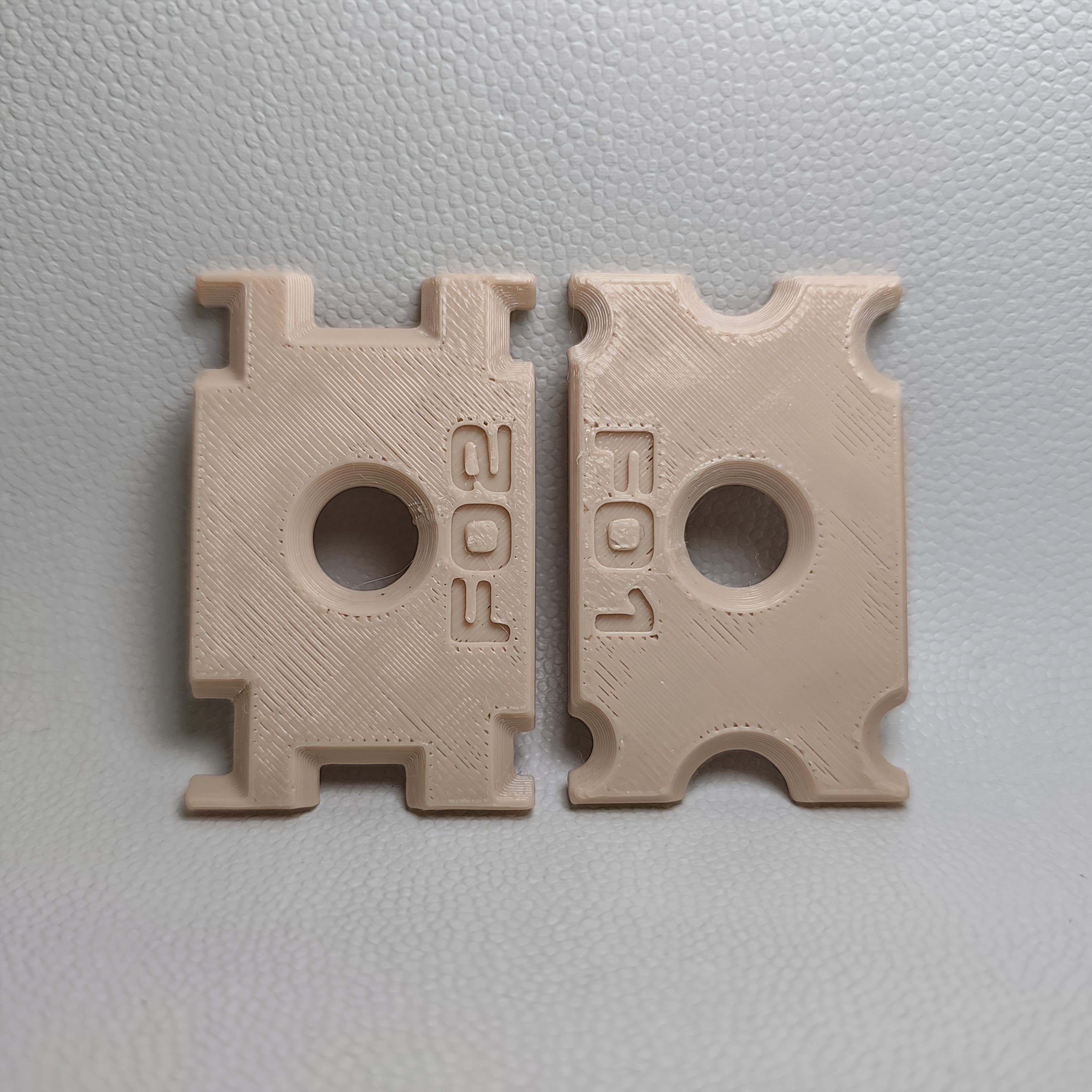 TEMU 2pcs, Ceramic Clay Shaping And Repairing Tools, Irregular Clay Seal Tools, 2 Different Shaped Plastic Trimming Scraper , Each Tool Can Correct 6