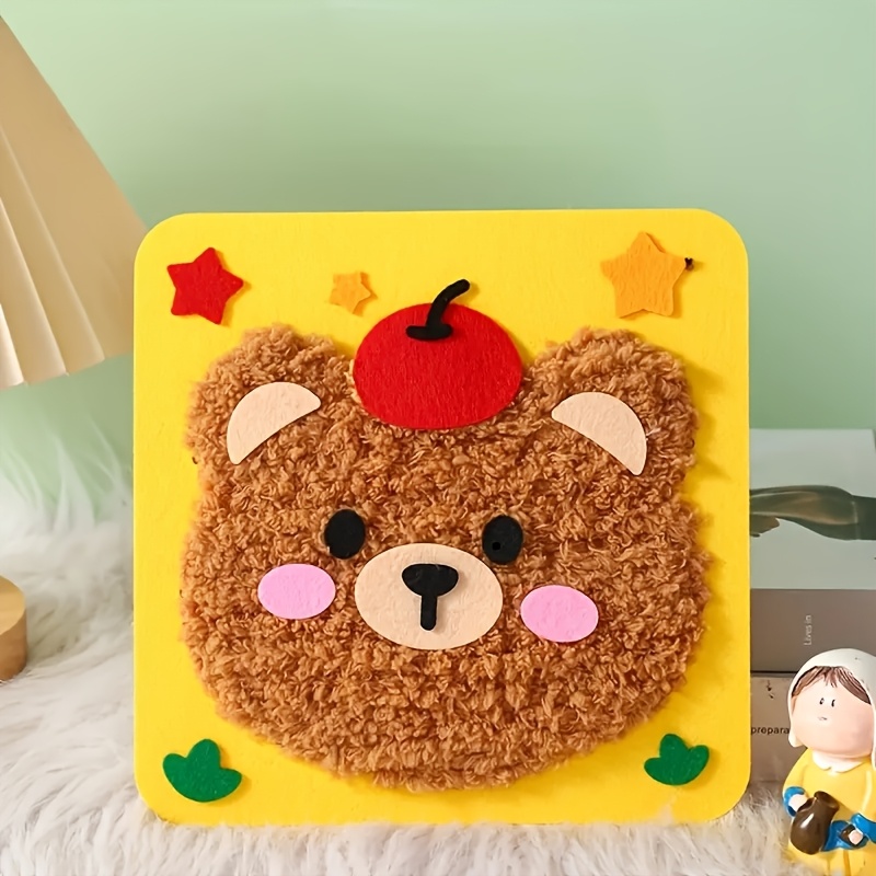 

Diy Animal Embroidery Craft Kit, Creative And Cute Handmade Bead Art, Room Decoration, Suitable For All , Random Styles