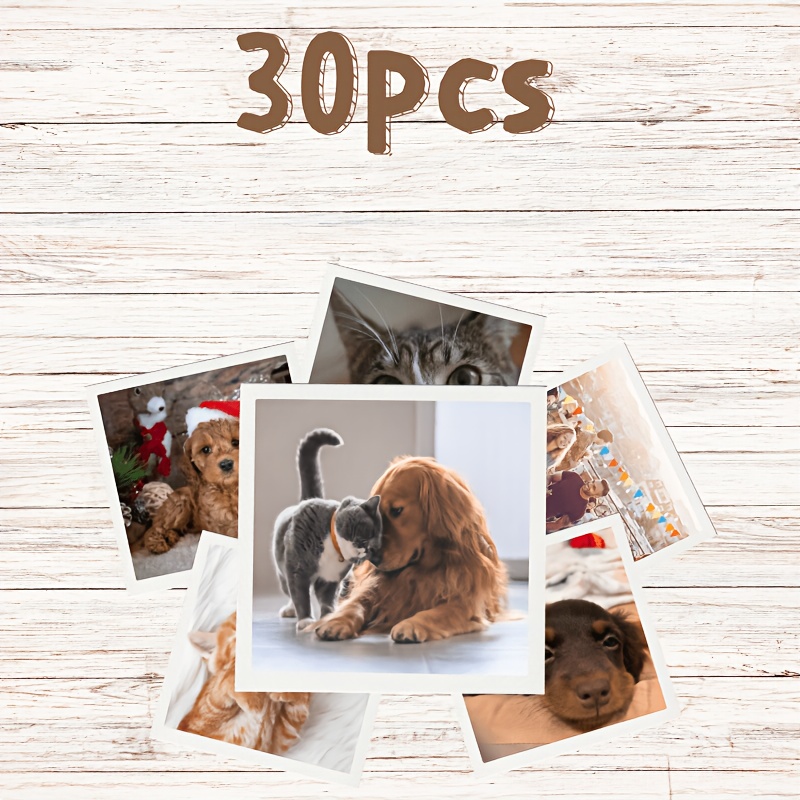 TEMU Juego de 30 imanes de nevera personalizados de 10 cm, imanes de nevera con foto personalizada, imanes con impresión fotográfica a todo color,