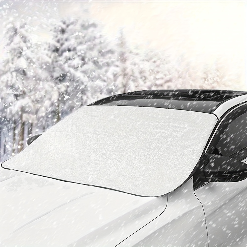 Auto Windschutzscheiben Abdeckung,Dicker Sonnenschutz Auto  Frontscheibe,Winter Windschutzscheiben Abdeckung,Faltbarer Schutz vor  Schnee, EIS