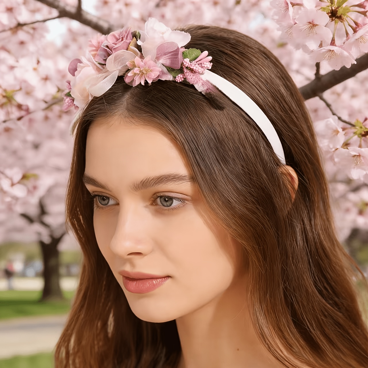 TEMU de flores artificiales de diseño original, 1 pieza, para un , y , de flores versátil para uso diario
