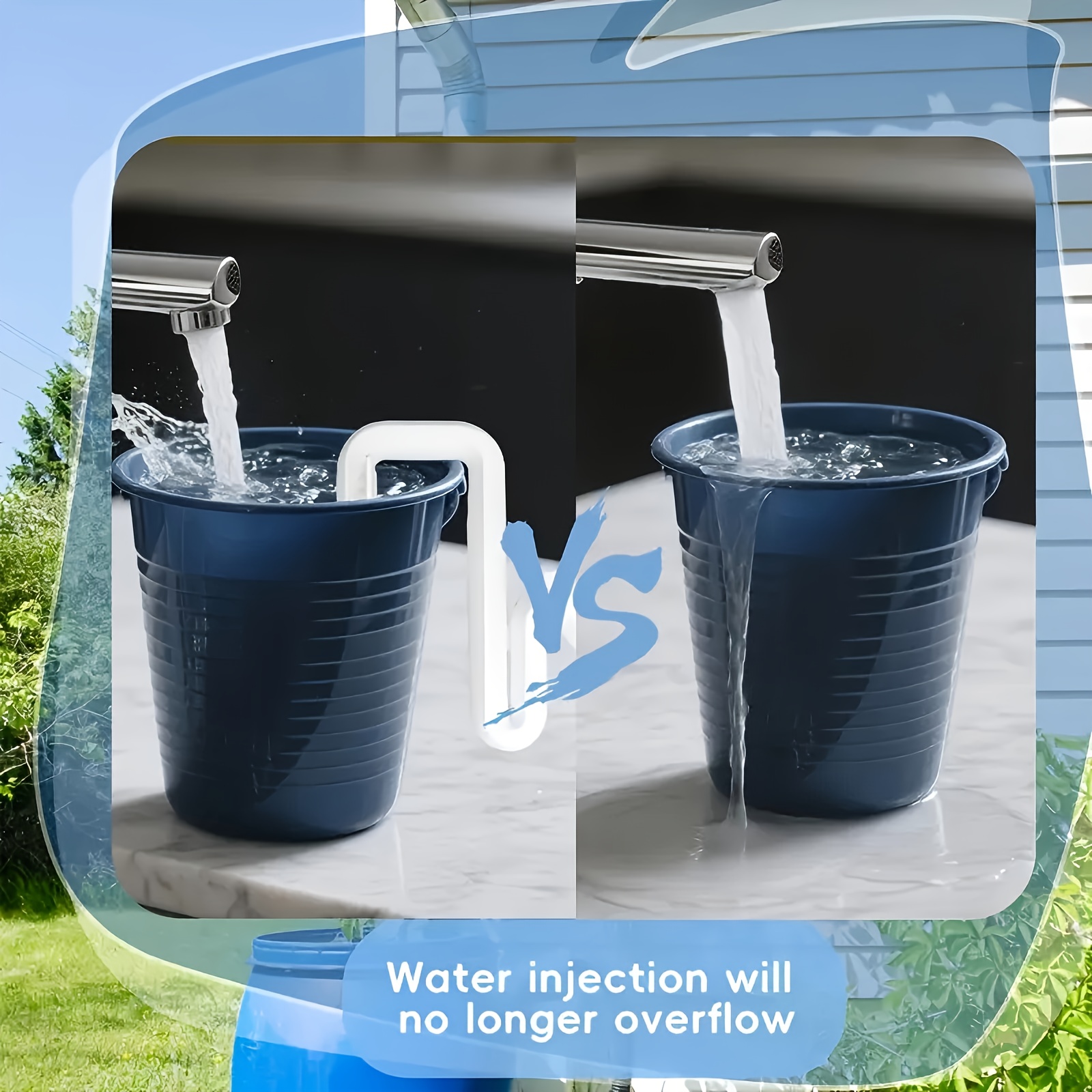 1pc Automatic Gravity Rainwater Overflow And Overflow Pipe System with Float Valve - Heavy-Duty Plastic Construction, Easy Automatic Drainage And Filling, Suitable for Aquariums, Swimming Pools, Water Tanks, Labor-Saving, Durable