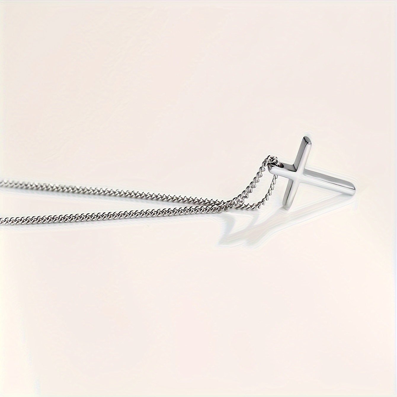 Minimalist Cross Pendant Necklace