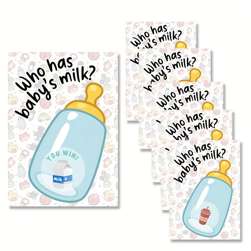 40 scratch off cards interactive shower game with     blue white theme fun party favors for guests   celebrations gender reveals and baptisms paper material no power needed shower decorations