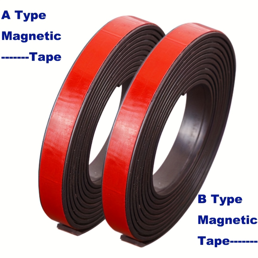 11mm Wide A+b Magnetic Tape | Rubber Magnetic Stripe Craft Tape With Backing Adhesive, Self-adhesive Tape Roll A+
