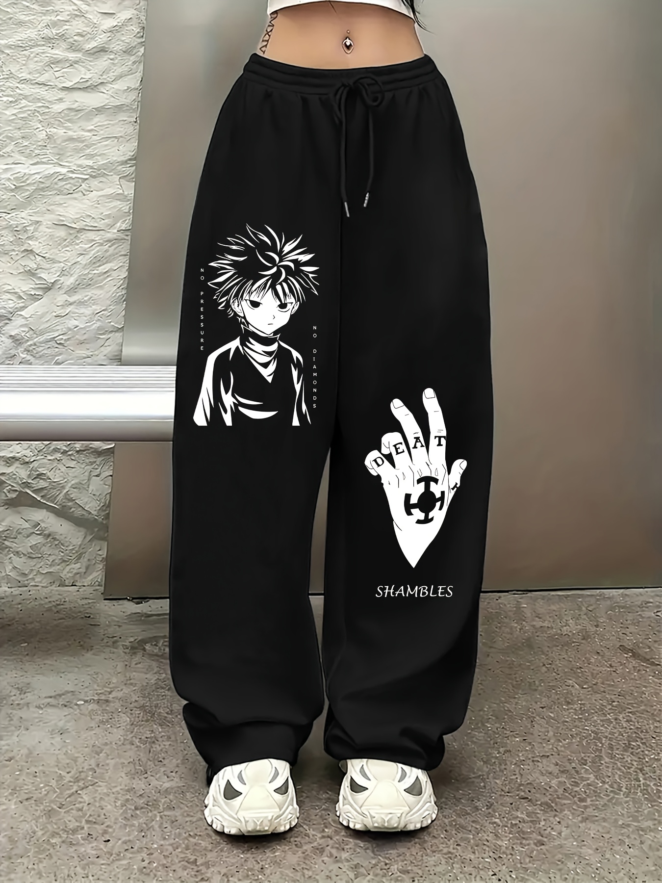 anime jeans sold on Temu United States