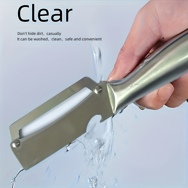 Pelador de Verduras de Acero Inoxidable Resistente con Mango Ergonómico - Hoja Gruesa para Calabazas, Zanahorias, Patatas | Herramienta de Cocina Duradera y Segura para Alimentos para Uso Doméstico y Profesional