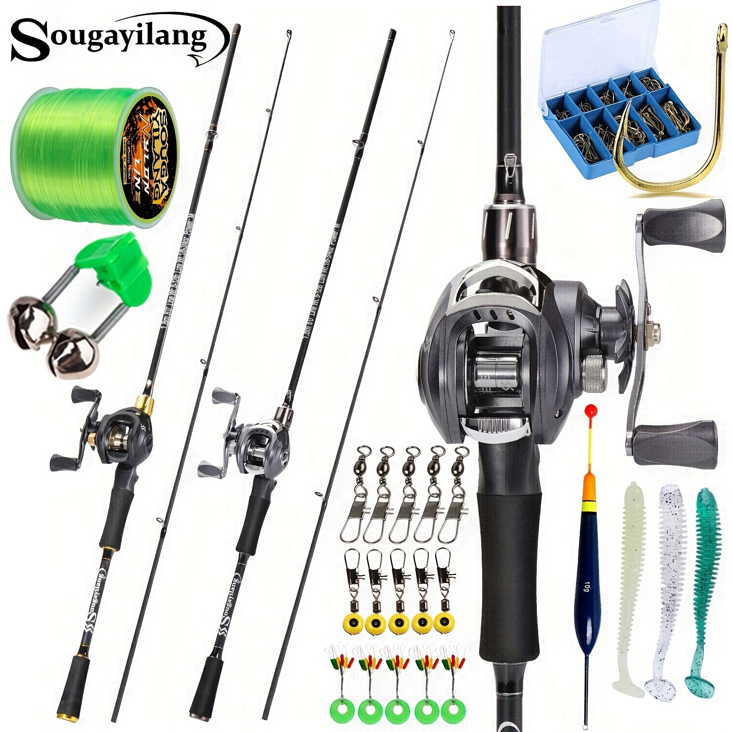 beginners baitcast combo Kilitn Fishing Rod and Reel Combo, Pink Color Baitcasting Reel, 2-Piece Baitcaster Rod, Durable Fiberglass with Comfortable EVA Handle for Girl, Woman, or Beginner (Casting Left 6FT) wallet adds up to major fun on the water HOT ! Garcia Max Stx