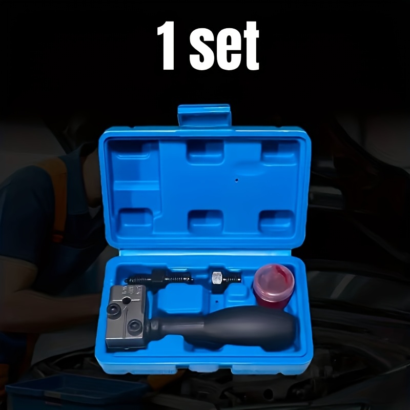 TEMU 1 Set Car Brake Pipe Flaring Tool Kit, Brake Line Flaring Tool Kit Double Sided Flaring Tool Brake /16 Double Sided Flaring Tool Tube Brake Line
