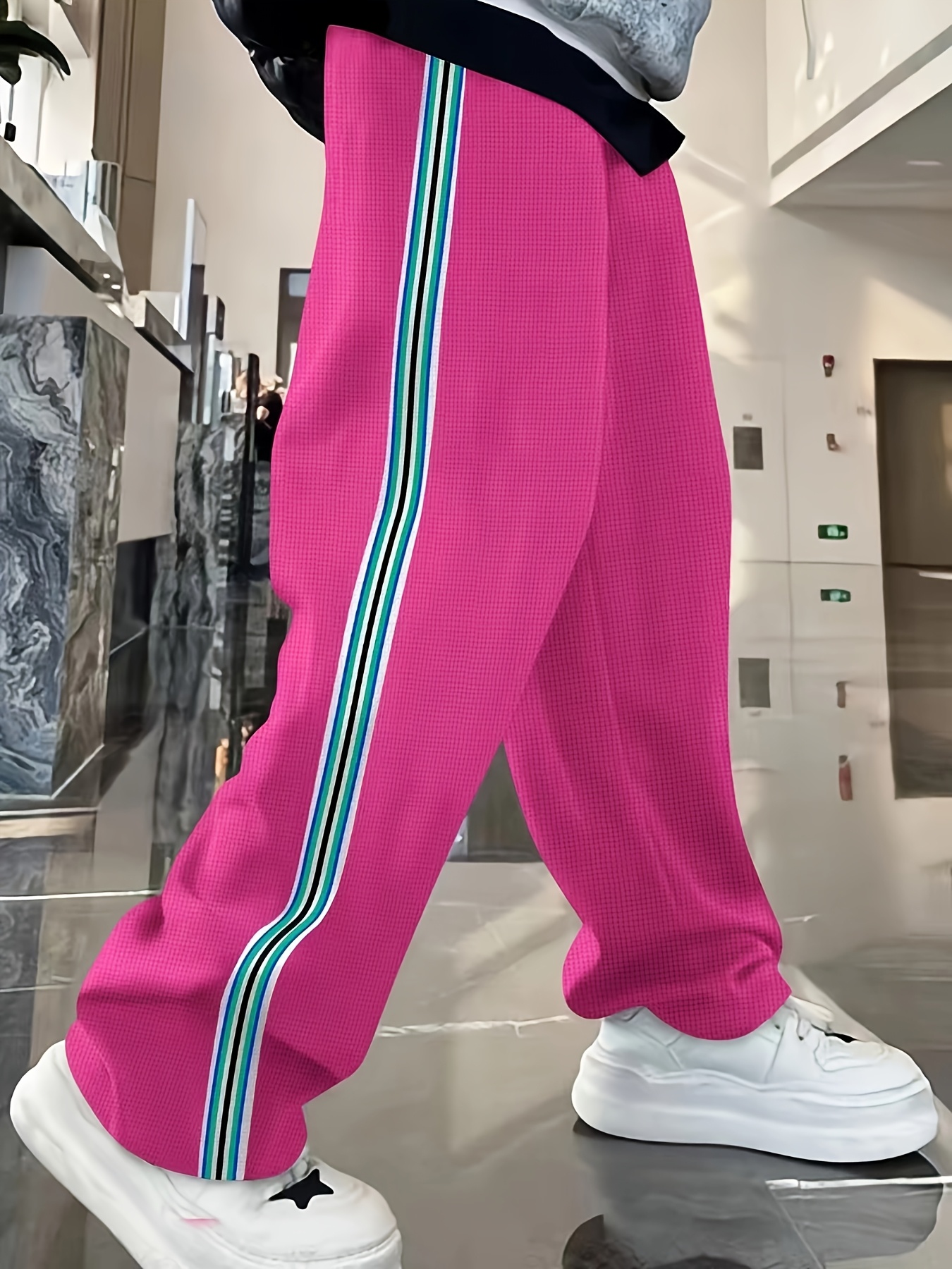 Tracksuit Bottoms Arsenal Black And Pink Tracksuit Pants Mens Pink