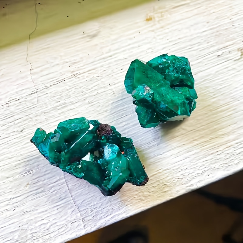 TEMU 1 pz/2 pz di rame verde vivace naturale , lucido, decorazione per stile boh矇mien, accessorio per di anelli e braccialetti con ciondolo, per il