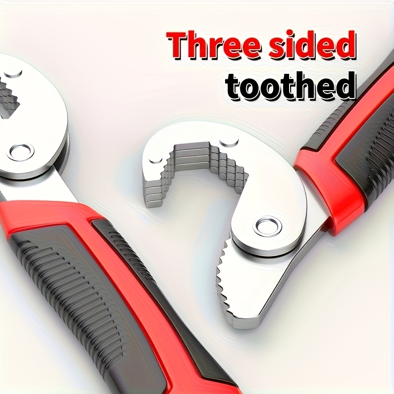 Llave Multifuncional Universal Ajustable con Gran Apertura Rápida - Esencial para Carnaval, Regalo de San Valentín, Herramienta Ajustable de Alta Resistencia - Combinación de Llave y Alicates Multifuncionales, Ideal para Bricolaje y Reparaciones en el Hogar