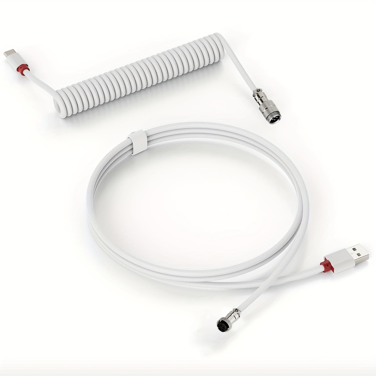 coiled usb c cable sold on Temu New Zealand