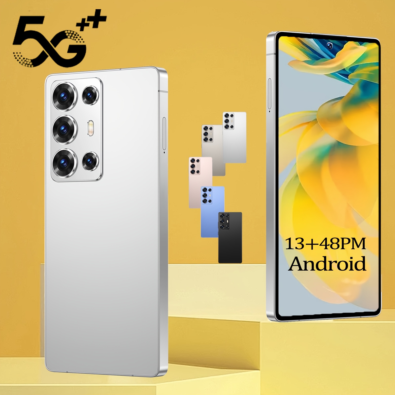 Powerful 6+64GB Unlocked 5G Cell Phone, 6.8 Inch HD Screen