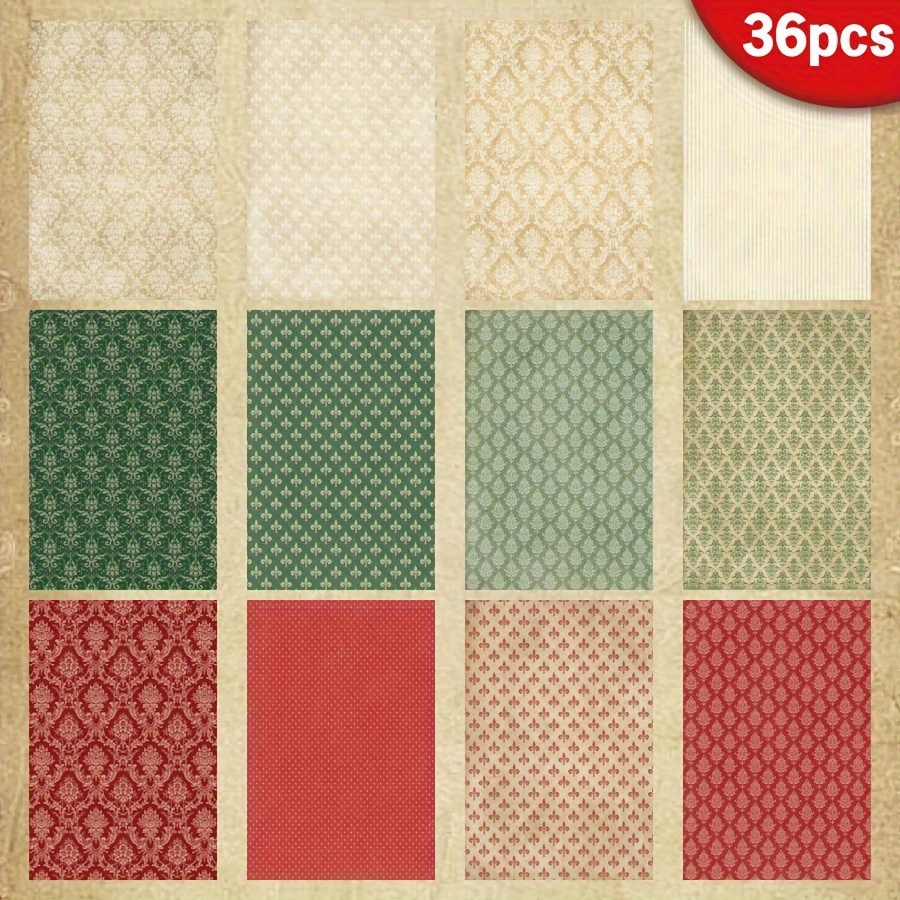 

Christmas , 36 A5 - For Diy Greeting , Bullet Journals & Crafts, ,