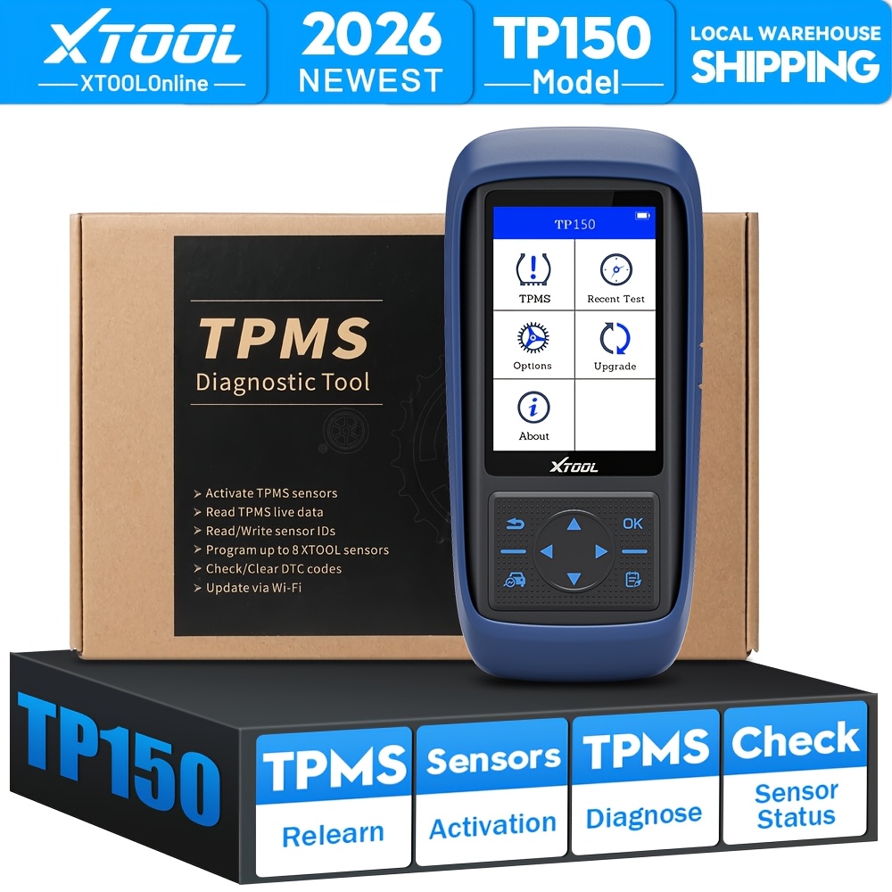 TEMU Xtool Tp150 Advanced Tpms Wifi Programming Diagnostic /reset/ Tool, 2026 Newest / , All Sensor Work On 315/433mhz-sensors Tire Pressure Monitor