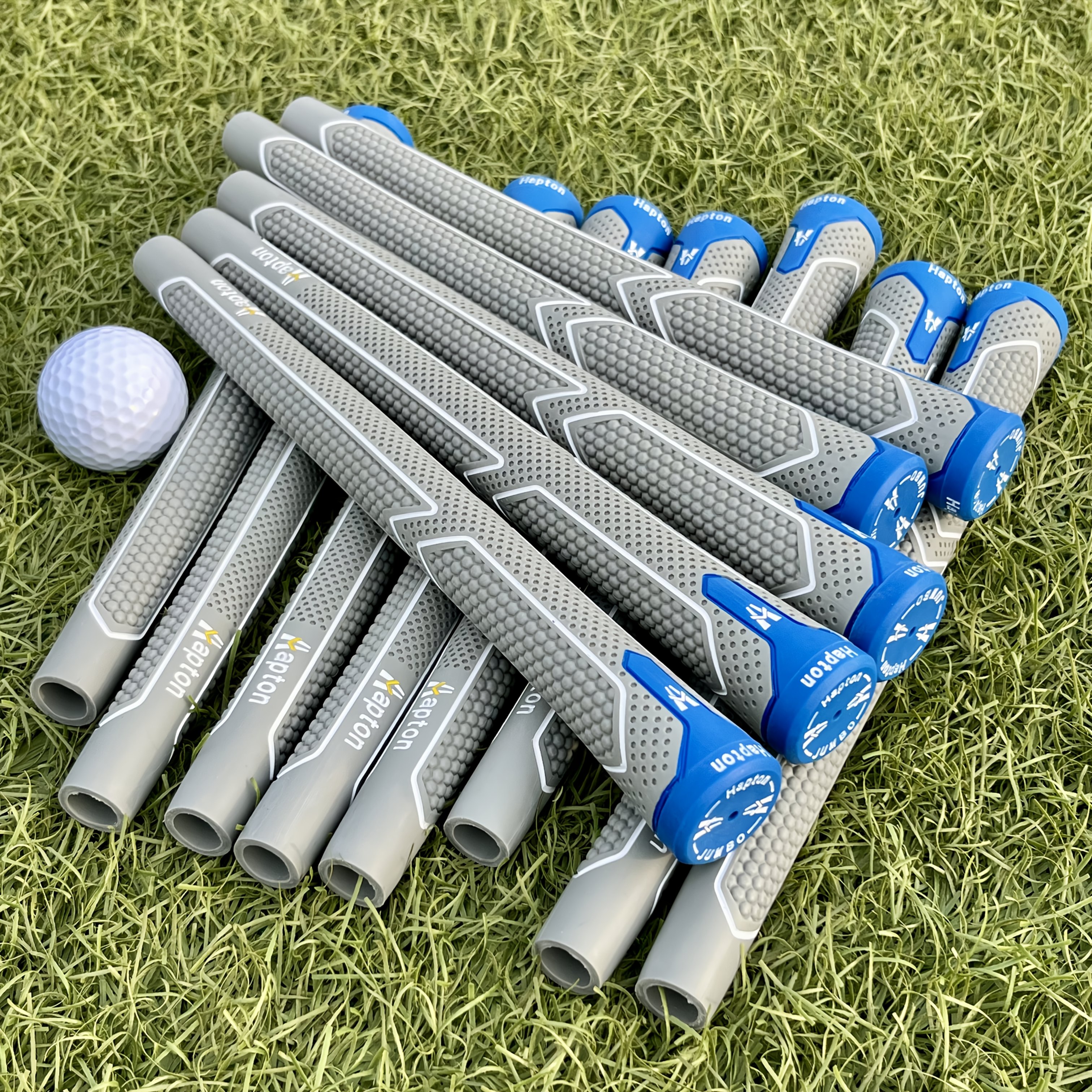 TEMU Golf Club Grips (set Of 10), Jumbo Size, Made Of High-quality Rubber, Non-slip And Durable, Grip, Designed With A Hexagonal Texture Pattern