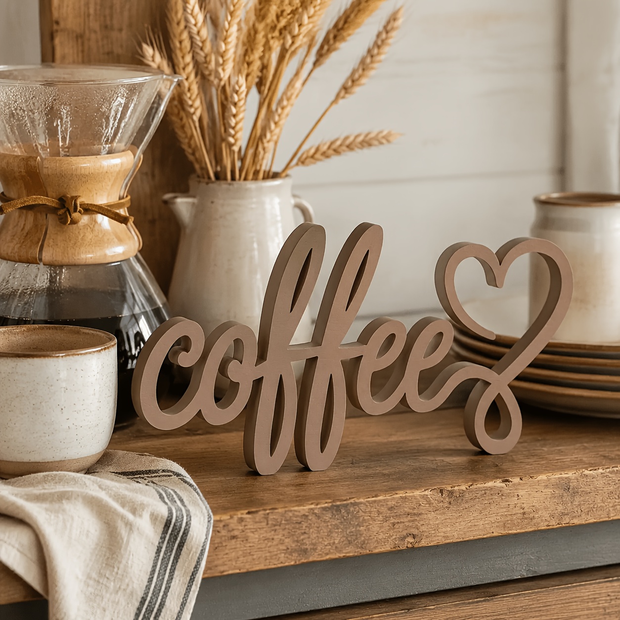 coffee decor sold on Temu United States