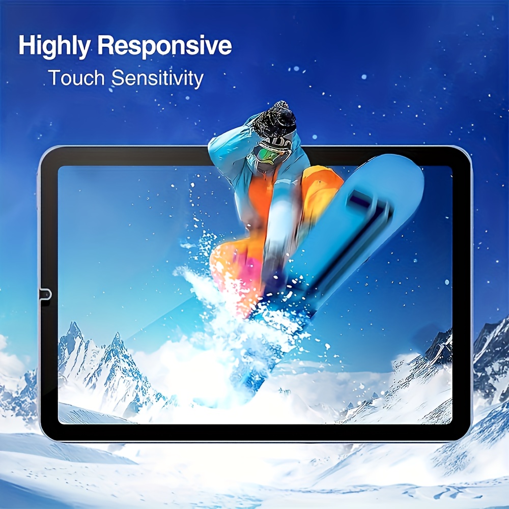 E-shop 2 Stück ultraklare Panzerglas-Displayschutzfolien, passend für iPad 10,2 Zoll 2019-2021 (9./8./7. Gen) – 9H Härte, echte Touch-Empfindlichkeit,