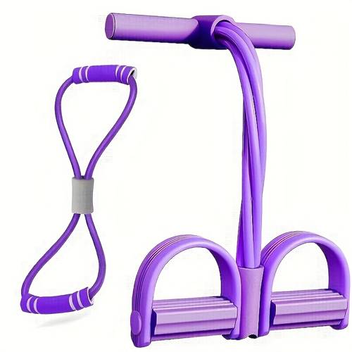 item picture 8 shaped rope 4 tube pedal puller suitable for sit body stretching