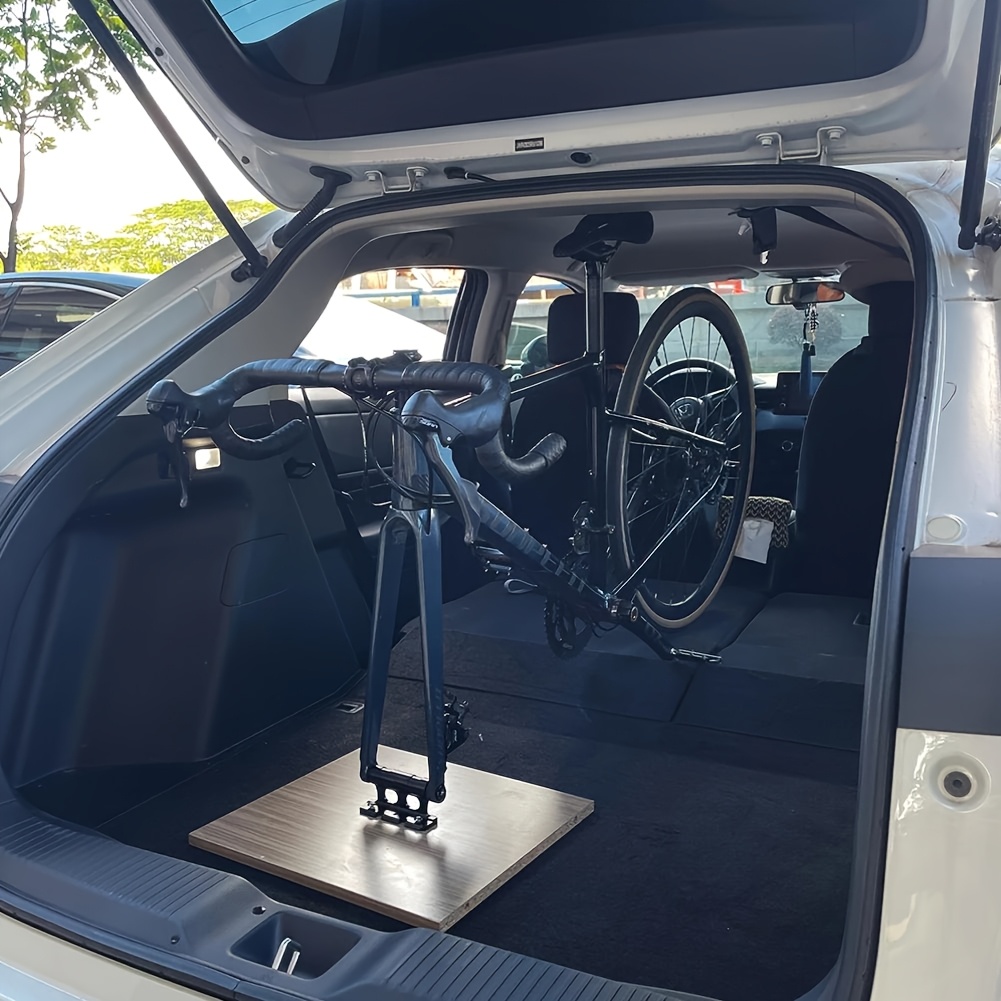 E-shop Quick-Release Aluminiumlegierung Fahrradgabelhalterung für Auto, LKW Anhänger – Sicherer Vordergelenkhalter