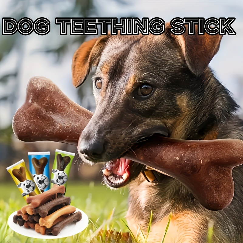 

Dog Teething Sticks For All Breed Sizes - Polycarbonate Chew Bone Toys, Durable Dental Chew For Teeth Cleaning, Non-edible Snack Alternative - Pack Of 1