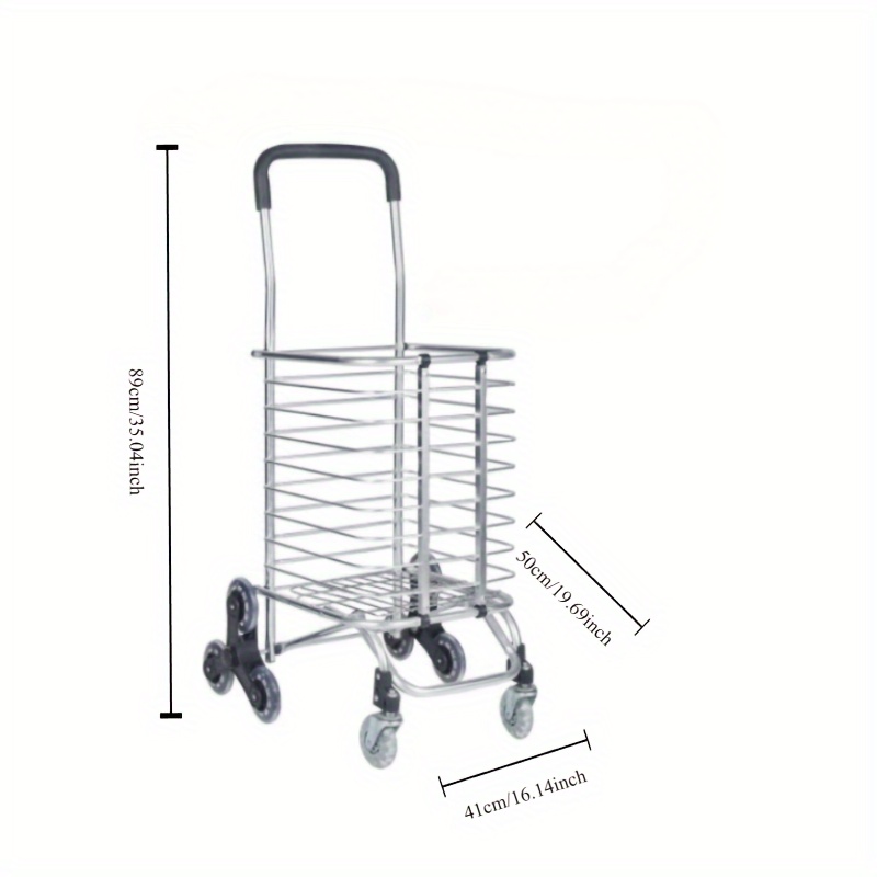 Outdoor Camping Cart Aluminum Alloy Shopping Cart Foldable Portable Trolley, Today's Best Daily Deals