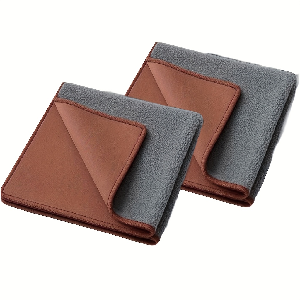 E-shop 2er-Set & Grau – Premium Barista-Set aus Stoff zur Reinigung des Siebträgermaschine – 30 x 30 cm Barista-Tuch extra saugfähig –