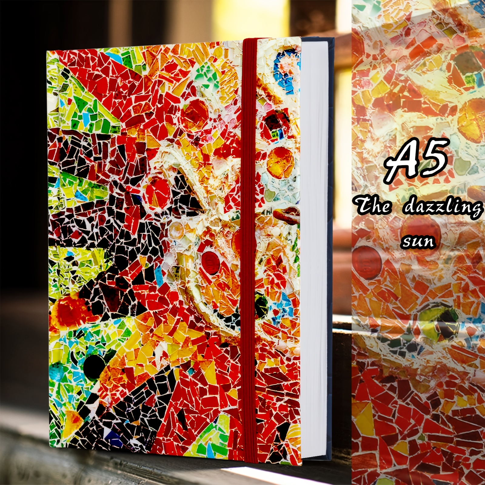 Gaudi Art Mosaic Embossed Hardcover Sketchbook