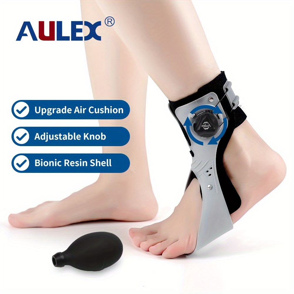 

Aulex Foot Drop Brace - Breathable, Comfortable With Boa Strap, Triangle Support, Ankle Fit & Lace-up Closure, Daily Wear