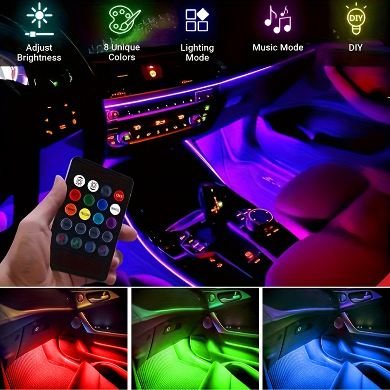 bandes lumineuses   intérieures de   à led rvb alimentées par usb avec synchronisation musique, télécommande,   multicolores, éclairage décoratif flexibles pour  s, salon, halloween et événements sur  ,   de décoration festives | bandes led flexibles |   alimentées par usb détails 1