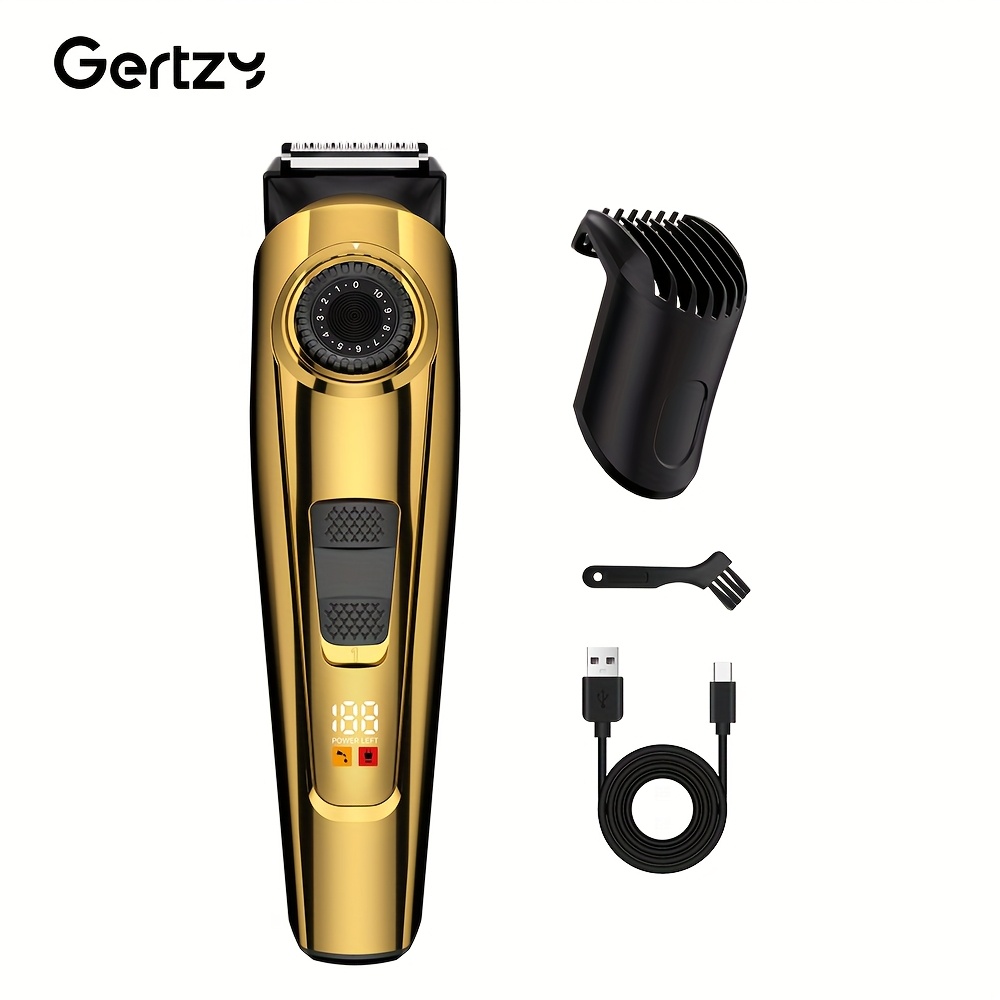 Image of Usb Rechargeable Body Hair Trimmer - Suitable For Underarm, Arm, Leg, Body, Beard Trimmer, Electric Hair Clipper, Limit Comb, Digital Display, Beauty Shaver, Body Hair Removal