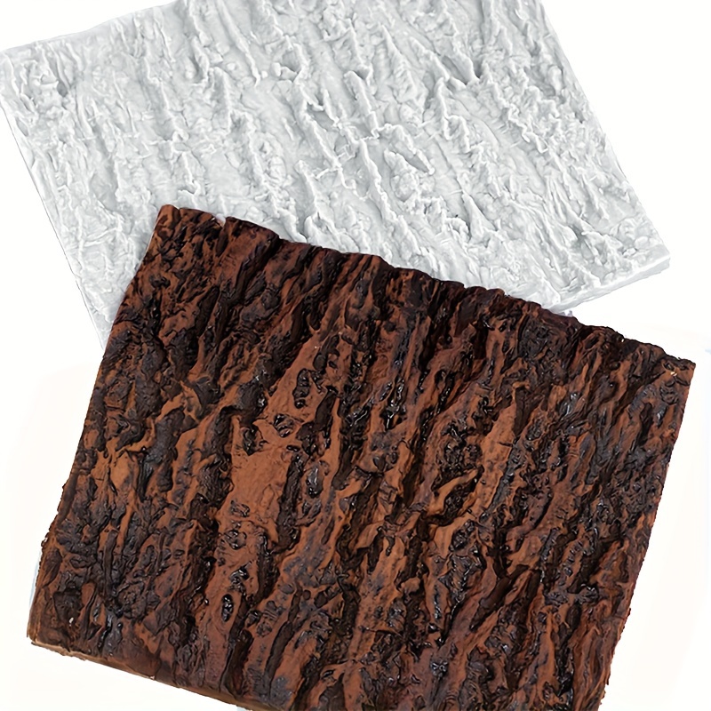 tree bark texture silicone mold cupcakes wedding cakes food Temu