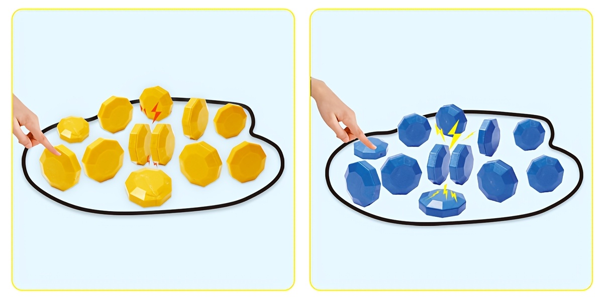 4th of July Magnetic Duel Chess 2025 2-in-1 Strategy Game & STEM Building Blocks, 20pcs Knock Down Rules, Safe for Kids 8+, Exclusive Platform Activity Week, Patriotic Gift & Family education Gife