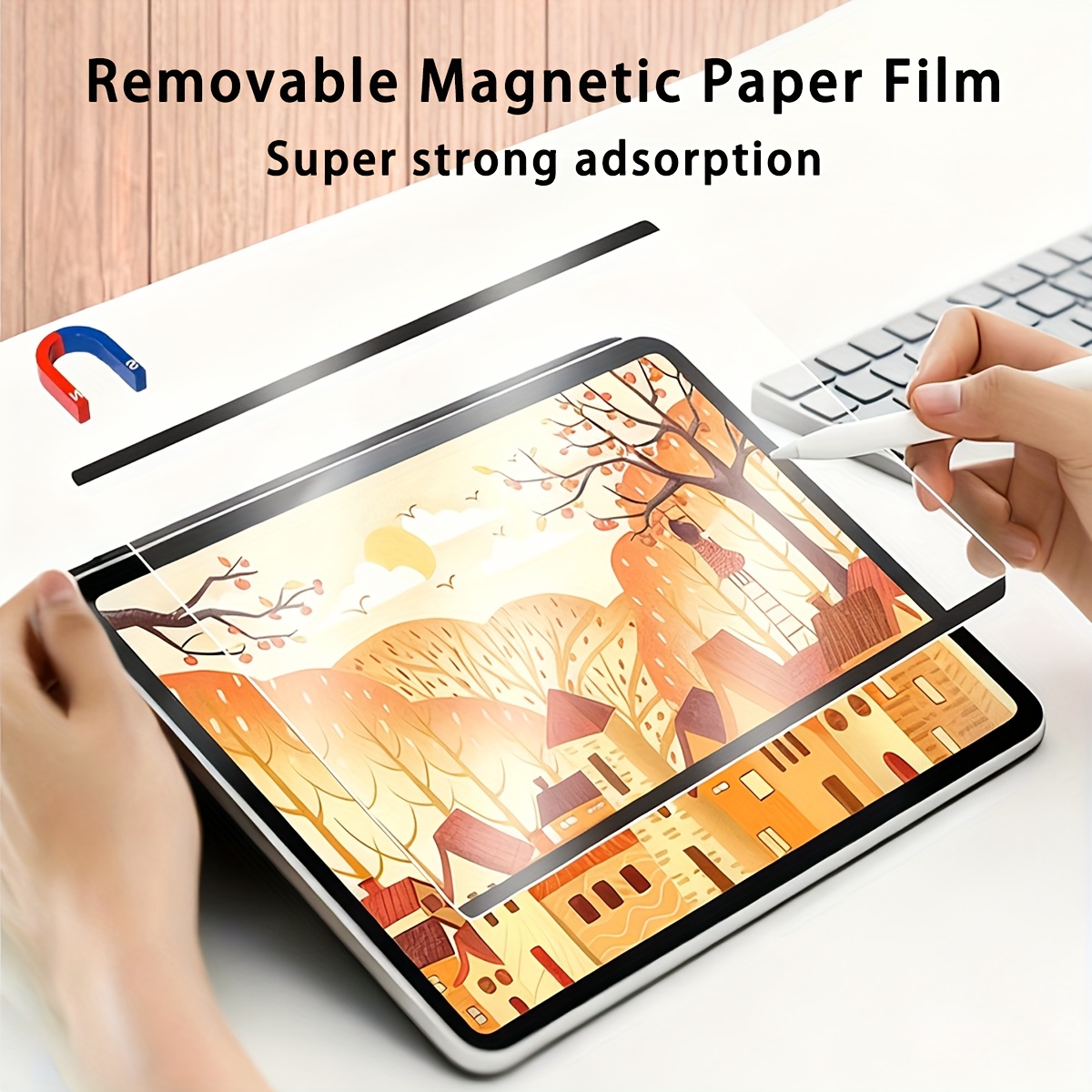 Art Paper Feel PET Screen Protector For IPad 7/8/9, Air, Mini 4/5/6, Pro 11/12.9 – Clear