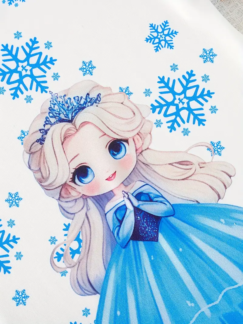 baby girl cute cartoon snow little girl printed dress 2pcs - Temu Oman baby girl cute cartoon snow little girl printed dress 2pcs - Temu Oman