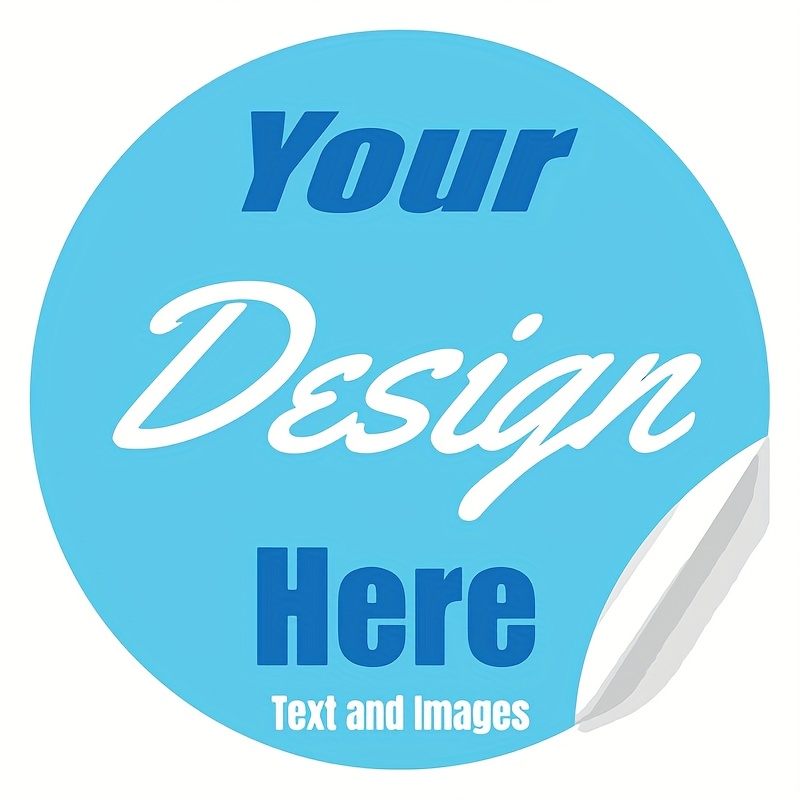 

48/96/144/288pcs 3 / 3.5 Inch Custom Business Stickers Personalized Sticker Labels, With Text And Image Custom Labels For Packaging, Weddings, Gifts, Office, Parties, Events