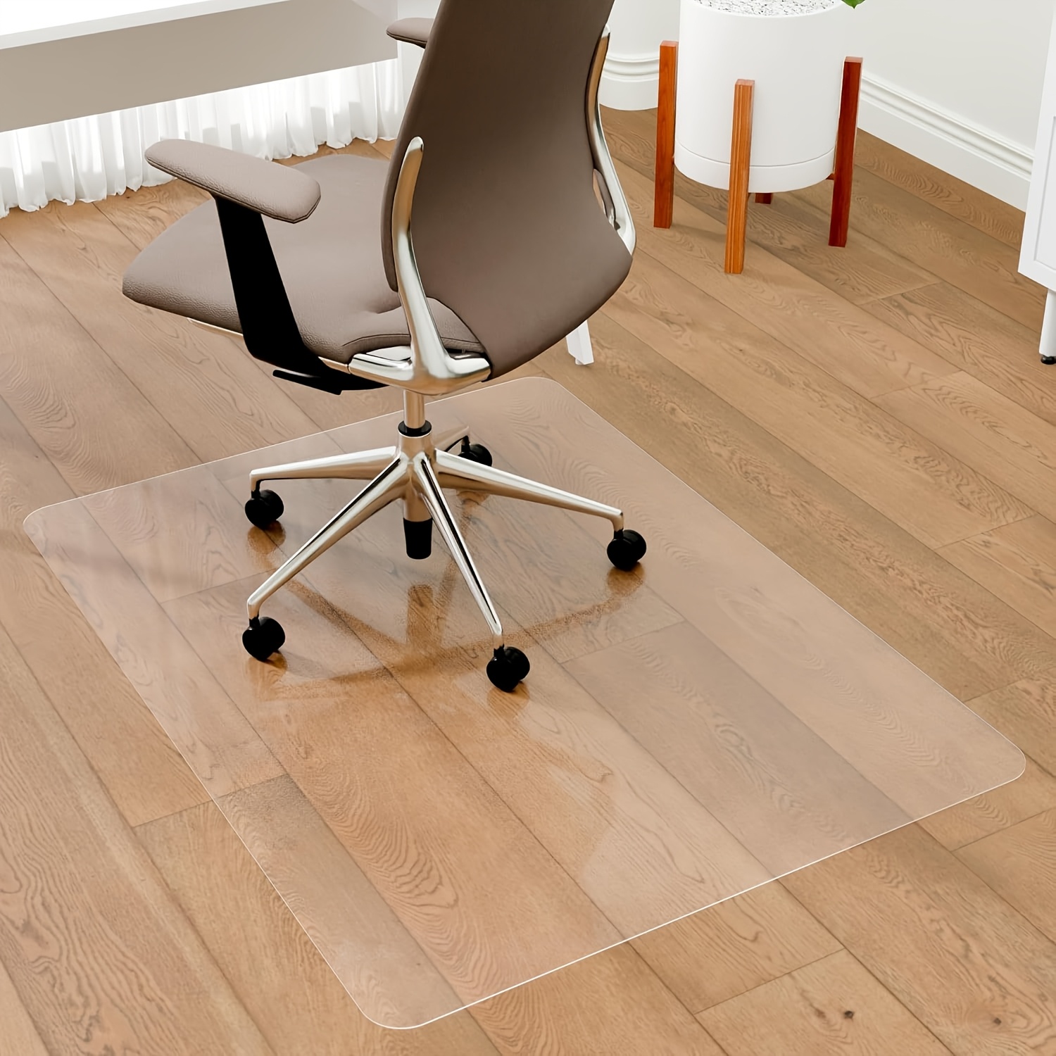 large office chair mat hardwood floor clear desk chair mat Temu