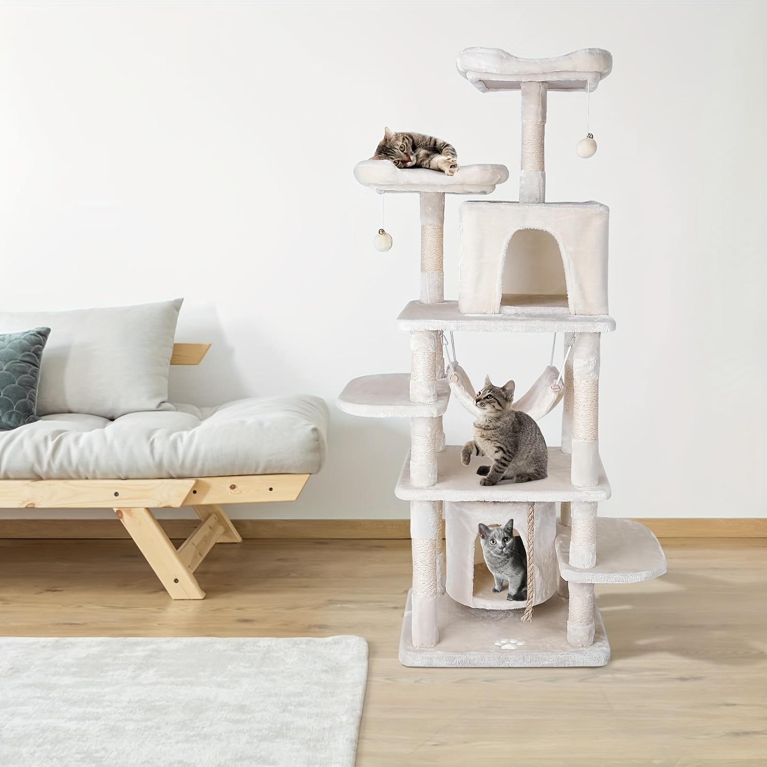 

Scratching 170 Cm, Xxl Scratching , Scratching Posts , Cat Scratching , Platforms