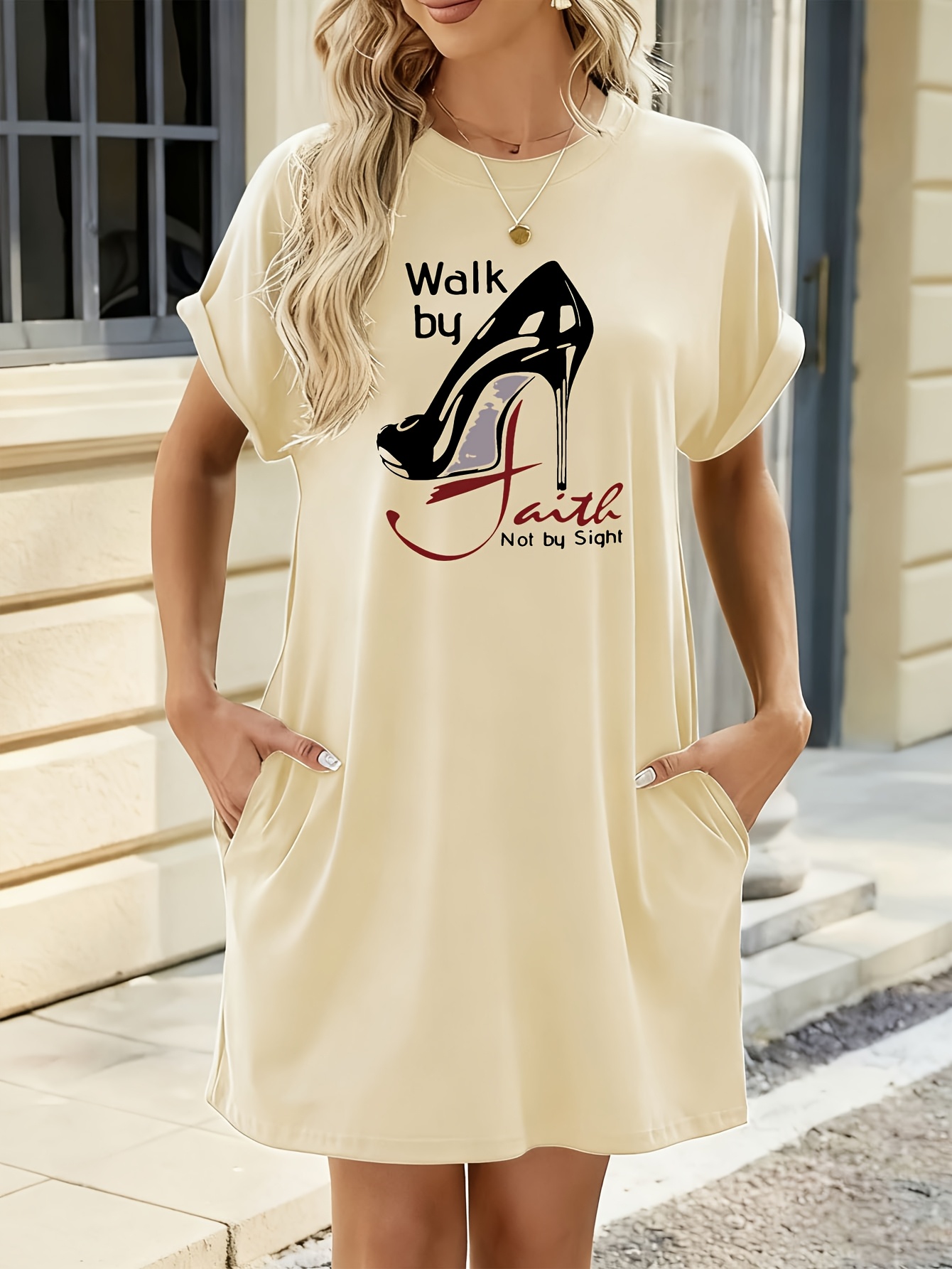 womens loose fitting dresses Loose Linen Fitting Women Dress – Old Linen Mill main image 0