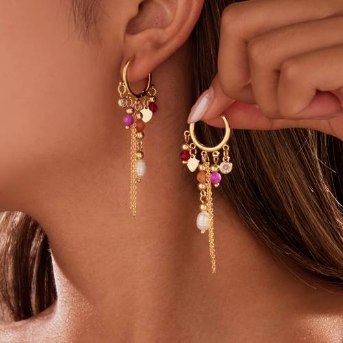 2pcs vintage elegant ear jewelry ethnic style earrings womens bohemian vacation individual long style all match tassel ear drop all match classic womens jewelry gift party vacation banquet daily wear light social occasions valentines