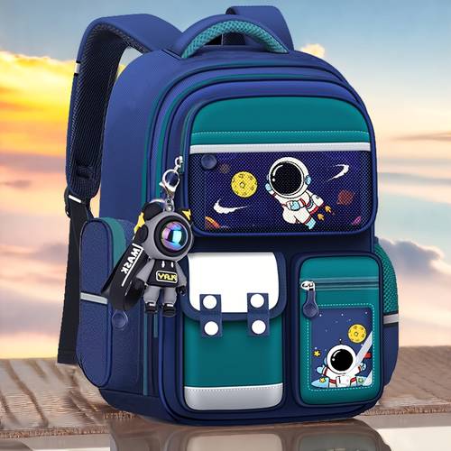 2026 space themed backpack with astronaut planets design lightweight adjustable straps multiple compartments durable nylon lining daily school backpack for school r design secure zipper closure