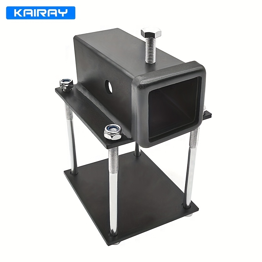 

Kairay Bolt-on Rv Bumper Hitch Receiver Adapter For 4-4.5" Beams, 2" Receiver Opening, Trailer Rear Bumper For Camper Bike Racks Cargo Carriers