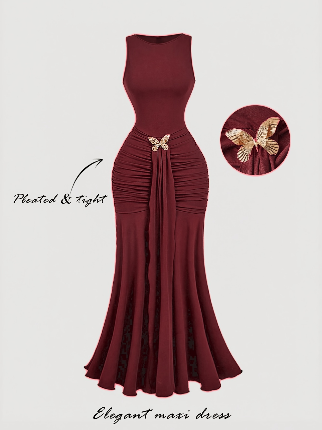 burgundy dresses south africa Bodycon Dress Burgundy | Dresses & Jumpsuits main image 0