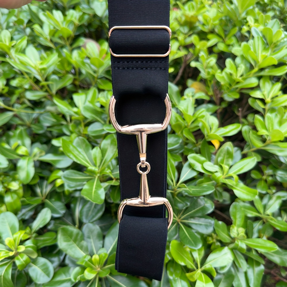 Image of Equestrian Belt Fashion Golden Metal Waist Belt Women Girdle Additions Female Belt