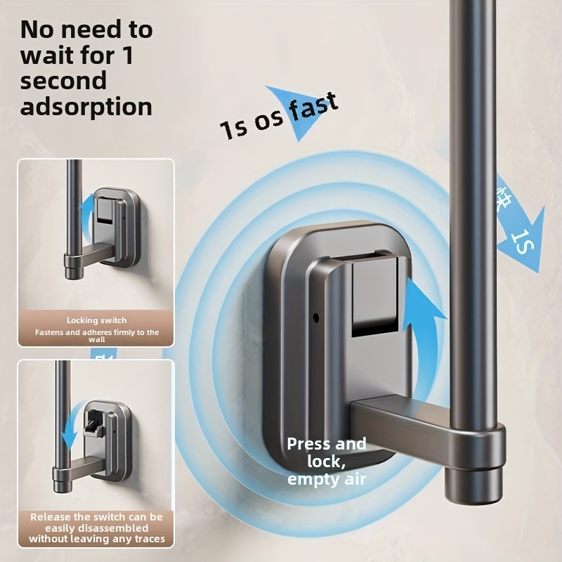 Porta Asciugamani Di Carta Con 2 Ganci - Montaggio Adesivo O A Vite, Funzione Anti-Srotolamento, Per Cucina O Bagno - Foto 5