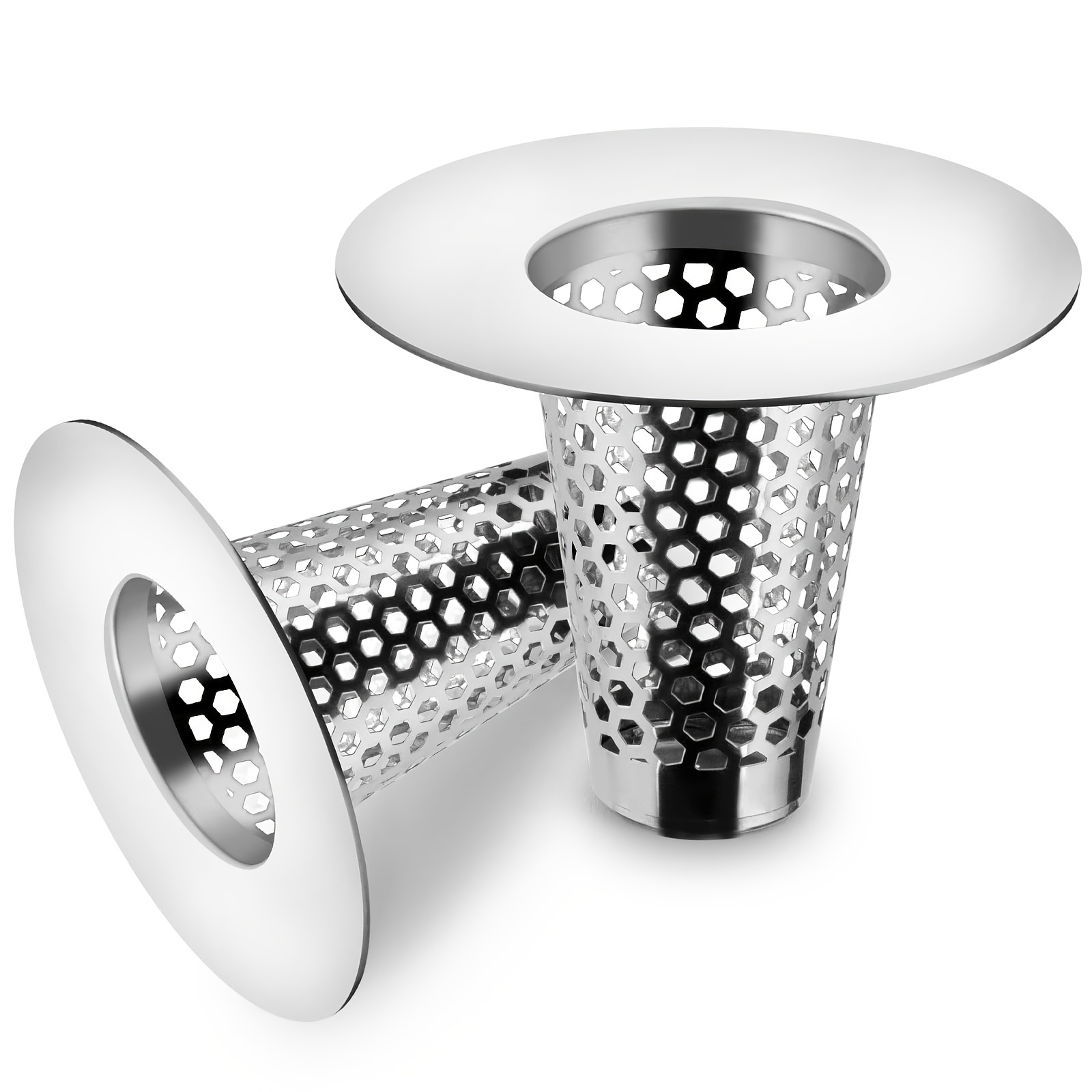 

Bathroom Sink Drain Strainer For 1.2"-1.6" Than 1.60" Drain Hole, Stainless Steel Sink Hair For Laundry, Utility, , Rv Sink.