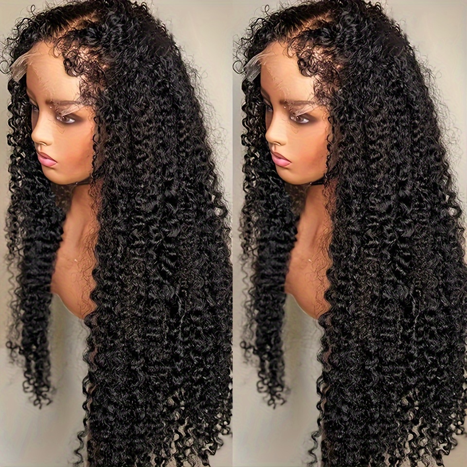 Hairline Edge Kinky Curly Lace Front Pelucas Cabello Rizado - Temu Mexico