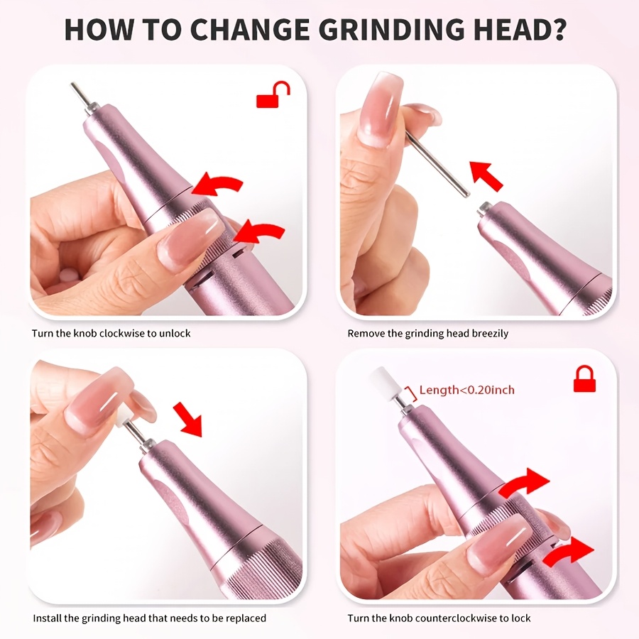 Professional Cordless Electric Nail Drill Machine