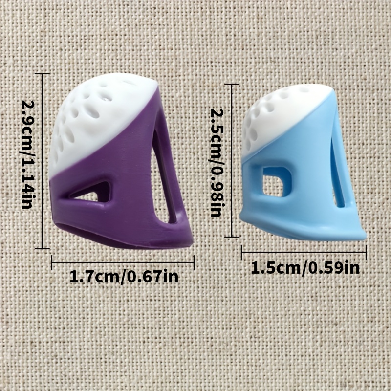 3pcs/1set Sewing Thimble Set - Durable and Sturdy, Adjustable Sizes for Embroidery and Needlework